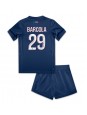 Paris Saint-Germain Bradley Barcola #29 Hjemmedraktsett Barn 2024-25 Korte ermer (+ bukser)